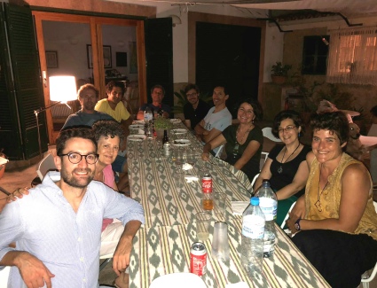 Sopar Poli Alou i Pere Morell-Mallorca Sopar Poli Alou i Pere Morell-Mallorca