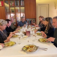 Almuerzo solidario en casa de Josep Maria Guàrdia
